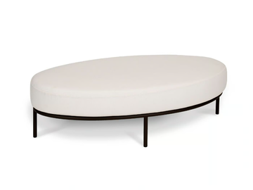 AURA - Stainless steel garden pouf by Fischer Möbel - view 2